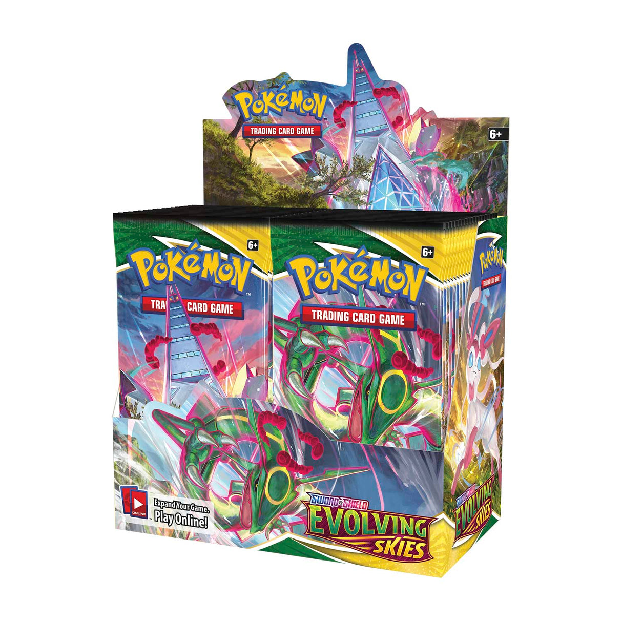 Pokemon Sword and Shield Evolving Skies Booster Display Box (36 Packs of 10 Cards)