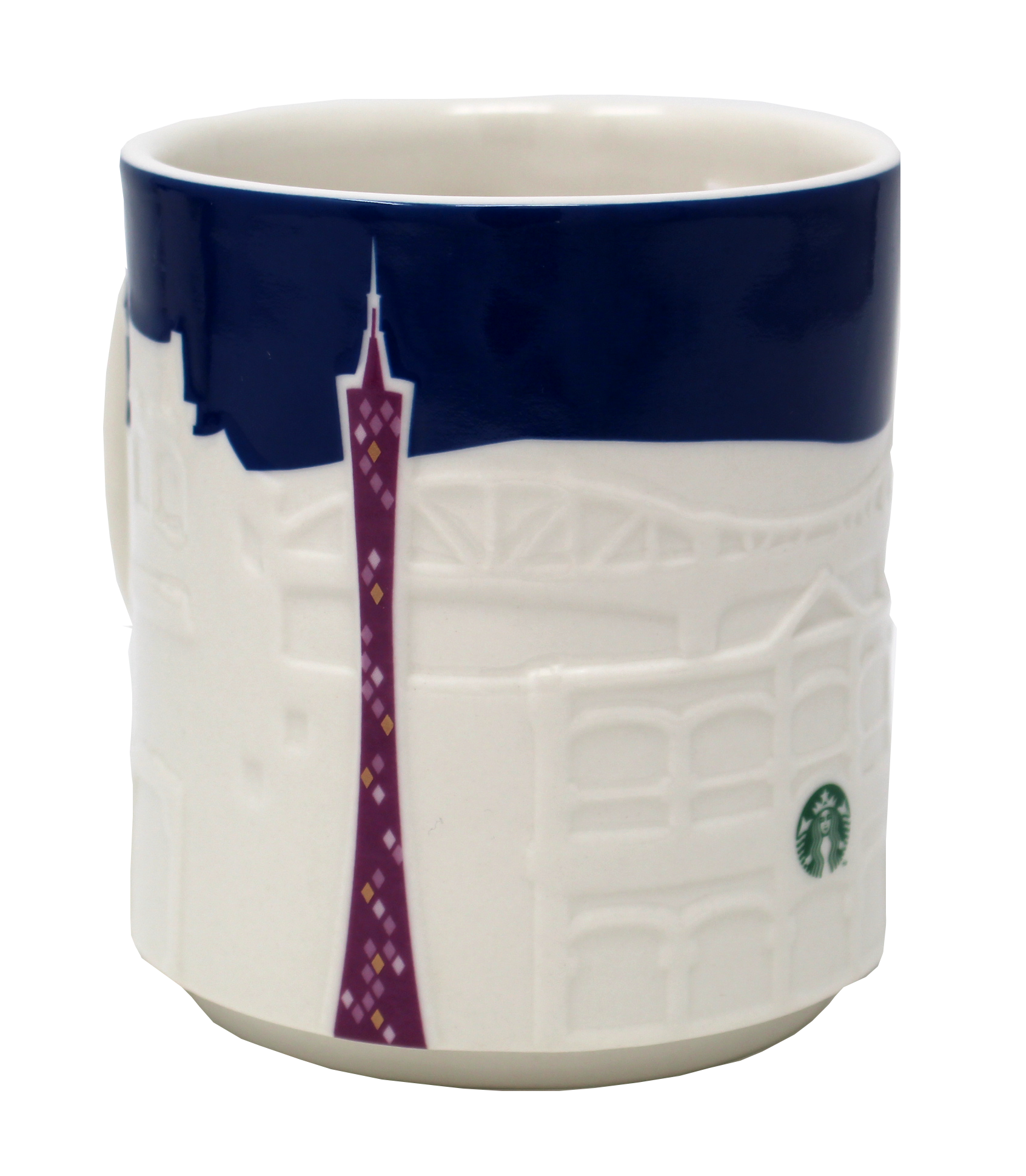 Starbucks Collector Relief Series Guangzhou Ceramic Mug, 16 Oz