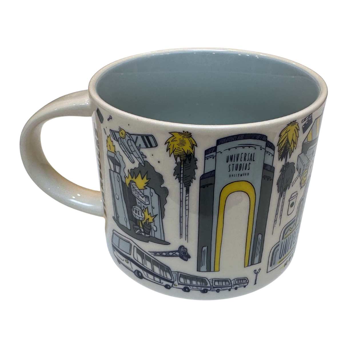 Starbucks Been There Series Universal Studios Hollywood Ceramic Coffee Mug, 14 Oz