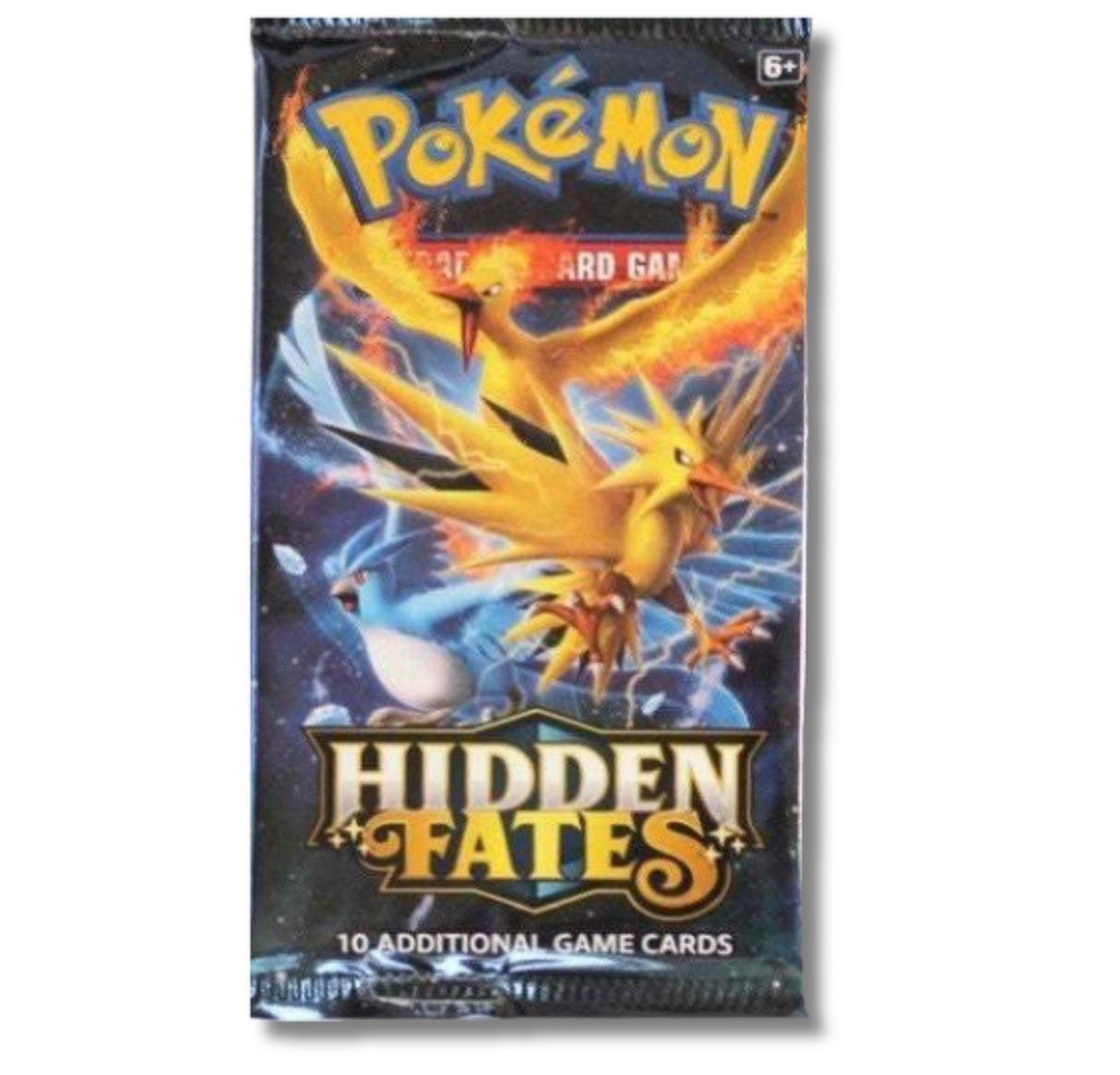 Pokemon Sun & Moon Hidden Fates Booster Pack | Articuno, Zapdos & Moltres