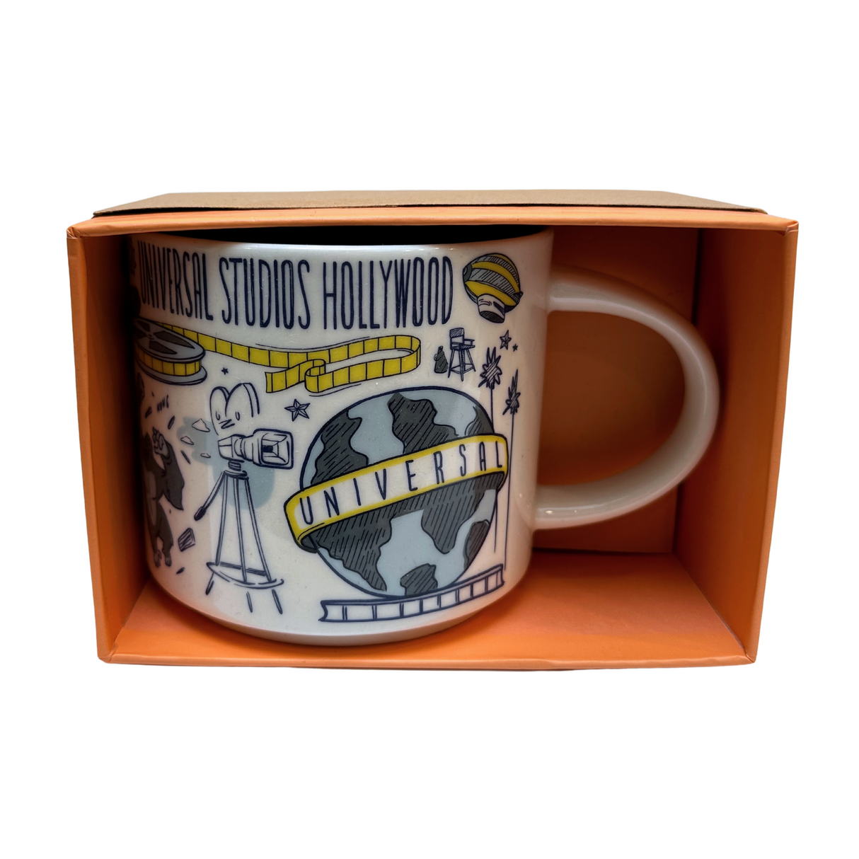 Starbucks Been There Series Universal Studios Hollywood Ceramic Coffee Mug, 14 Oz
