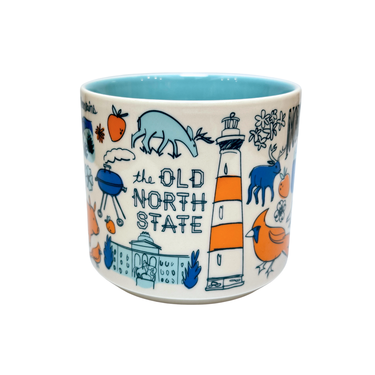 Starbucks Been There Series North Carolina Ceramic Mug,14 Oz