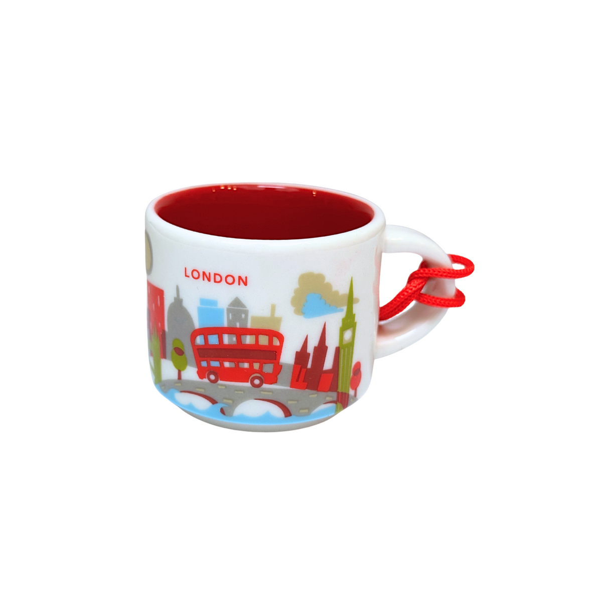 Starbucks You Are Here Collection London Ceramic Demitasse Cup, 2 Oz