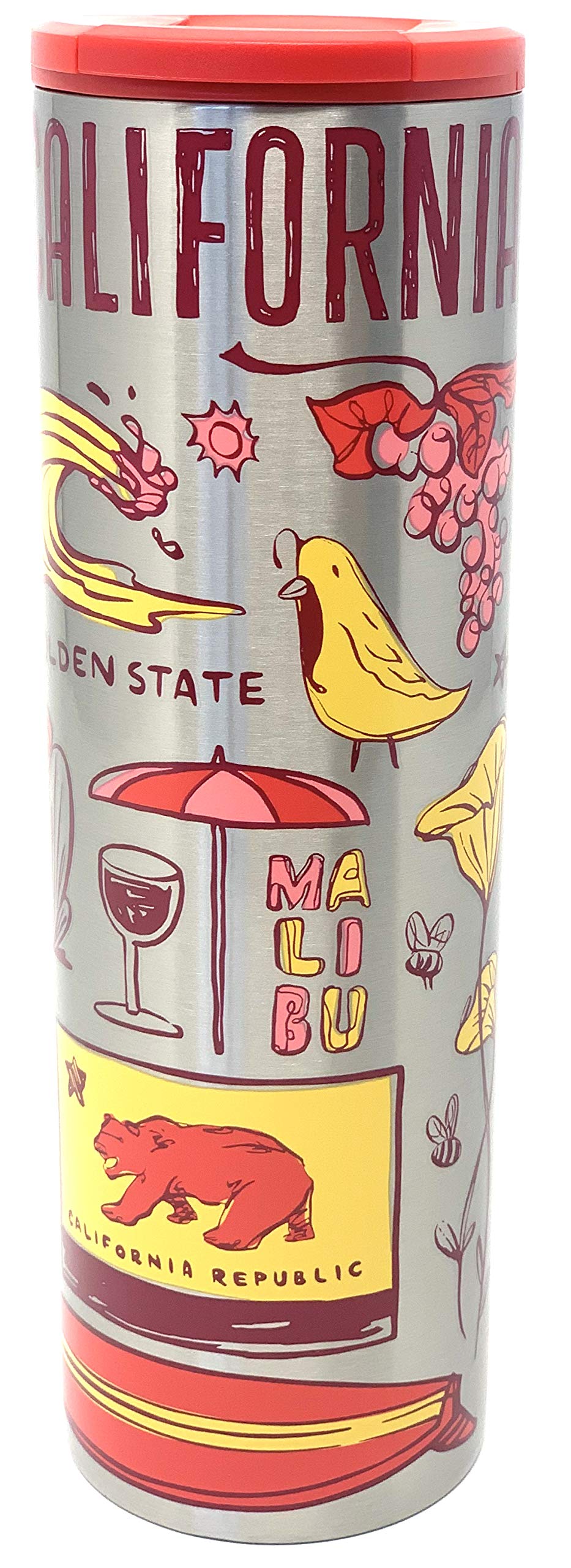 Starbucks California Vacuum Insulated Stainless Steel Traveler Tumbler, 16 Oz