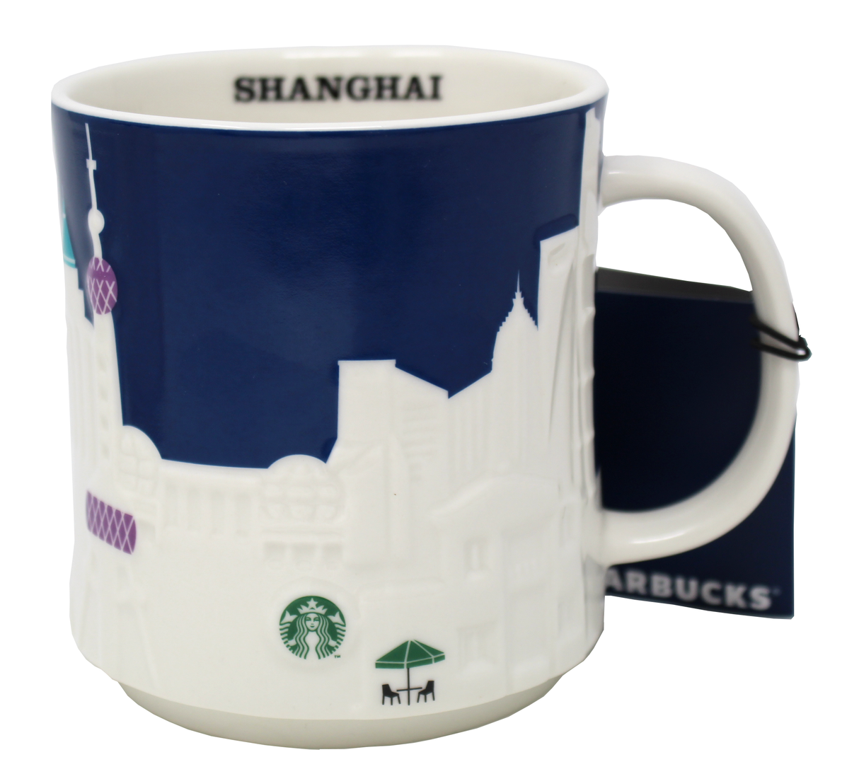 Starbucks Collector Relief Series Shanghai Ceramic Mug, 16 Oz