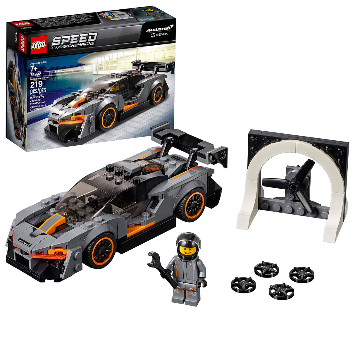 LEGO Speed Champions McLaren Senna 75892 Building Kit , New 2019 (219 Piece)