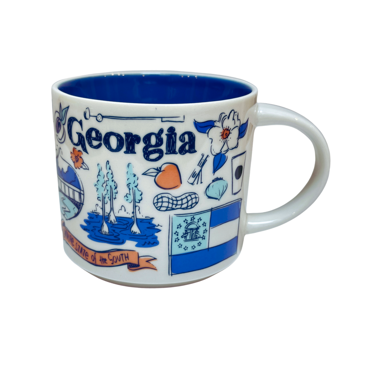 Starbucks Been There Series Georgia Ceramic Coffee Mug, 14 Oz