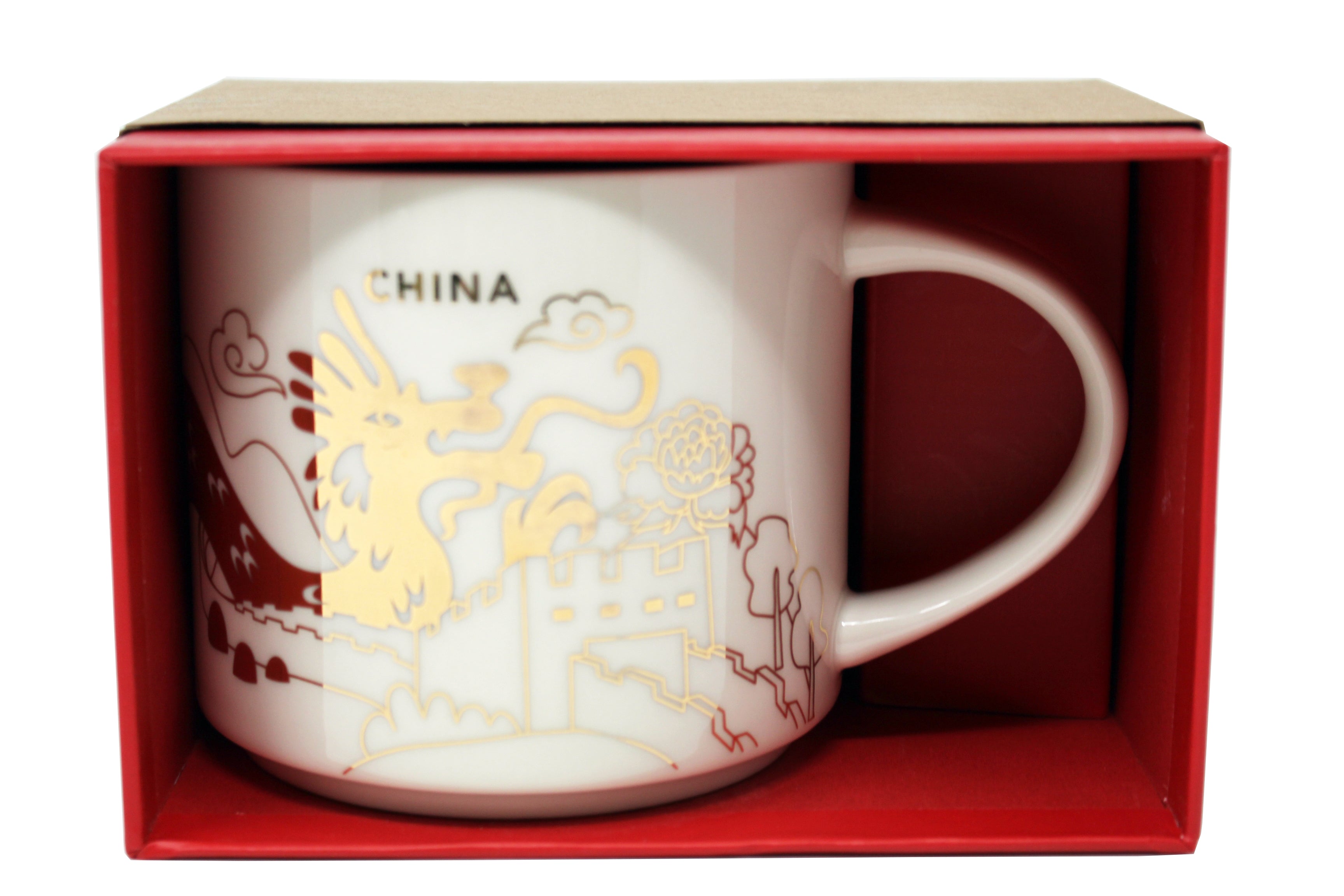 Starbucks You Are Here Series China Ceramic Mug, 14 Oz