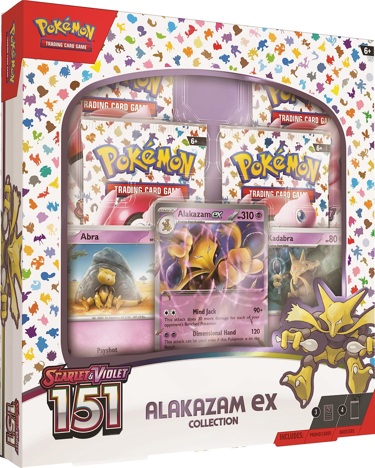 Pokemon TCG: Scarlet & Violet 151 Collection Alakazam EX Box