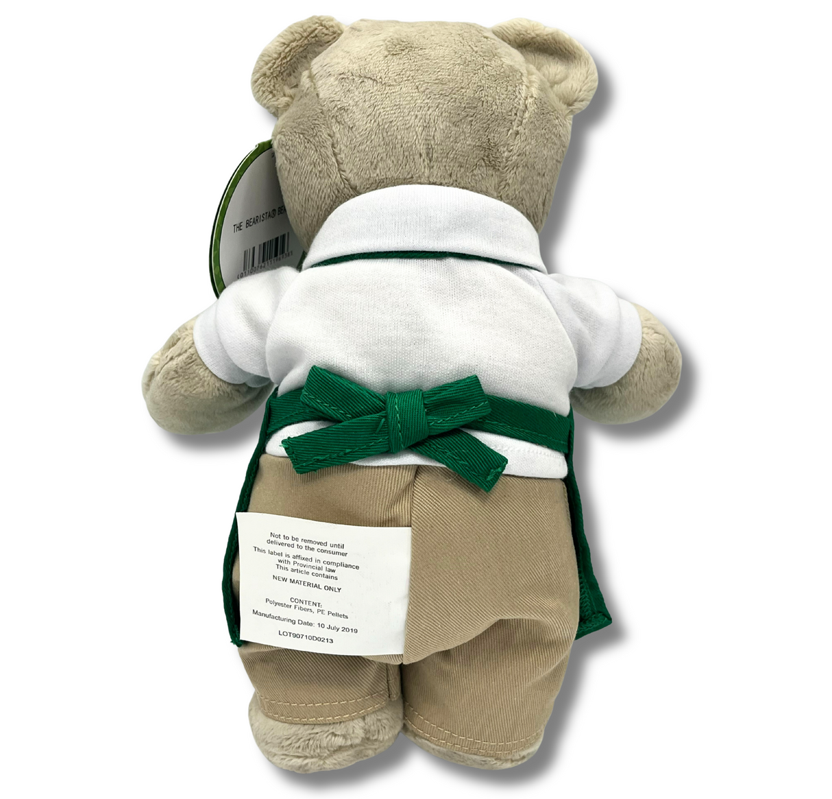 Starbucks Taiwan Bearista Bear with Green Apron