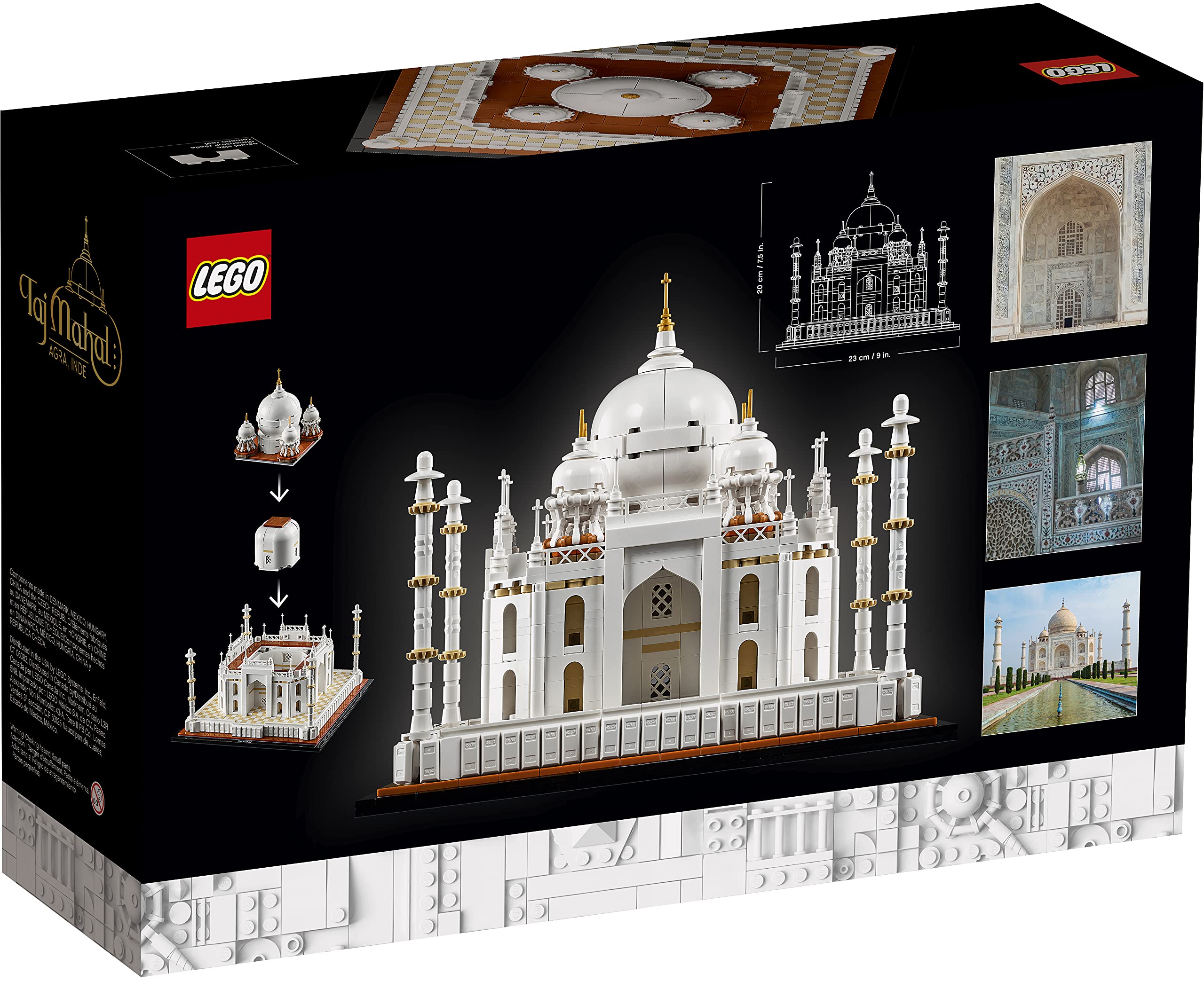 LEGO Architecture Taj Mahal (20156) Building Toy; Engaging Building Project for Adults; New 2021 (2022 Pieces)