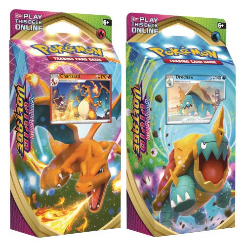 Pokemon Sword & Shield Vivid Voltage Theme Decks (Set of 2) 1x Charizard and 1x Drednaw