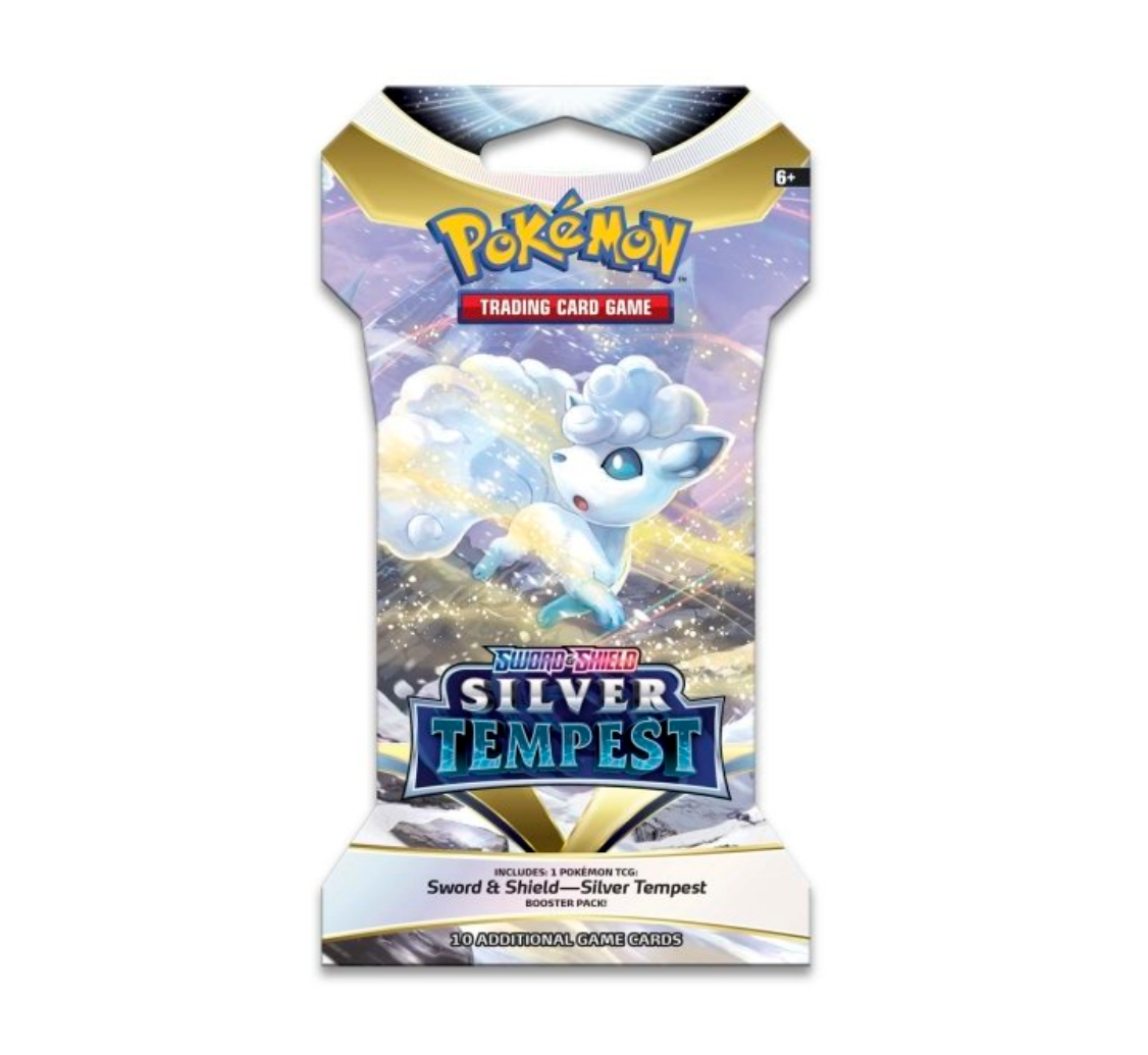 Pokemon Sword & Shield Silver Tempest Sleeved Booster | Alolan Vulpix