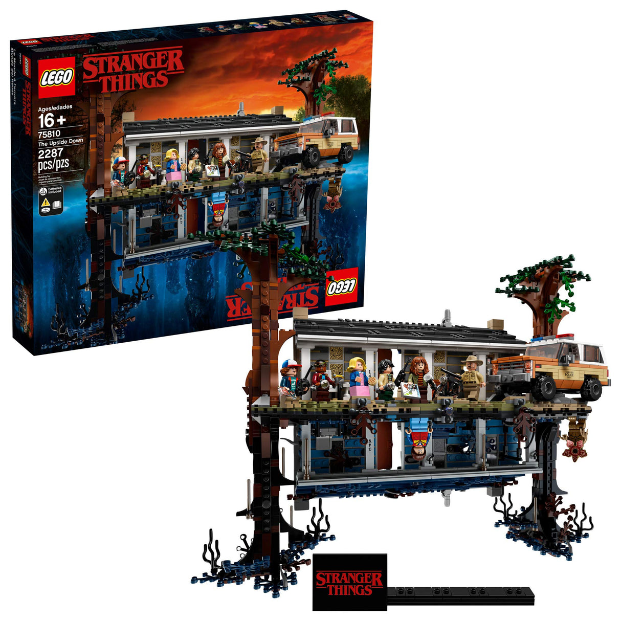 LEGO Stranger Things The Upside Down 75810 Building Kit, New 2019 (2,287 Pieces)