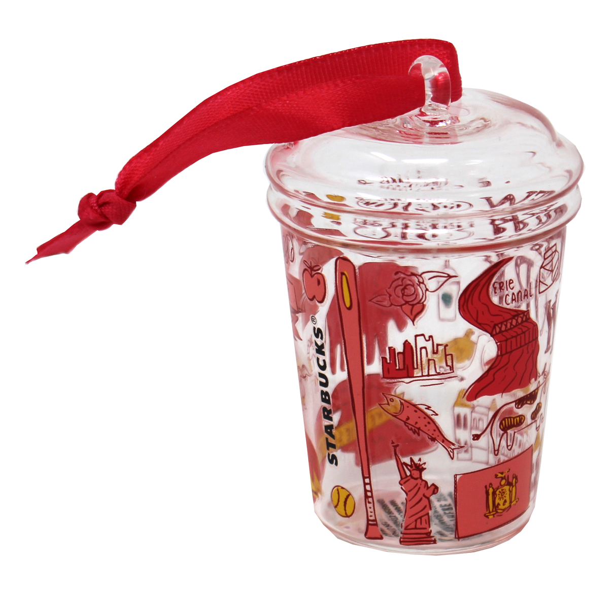 Starbucks Been There Series New York Knickerbocker Holiday 2020 Glass Ornament