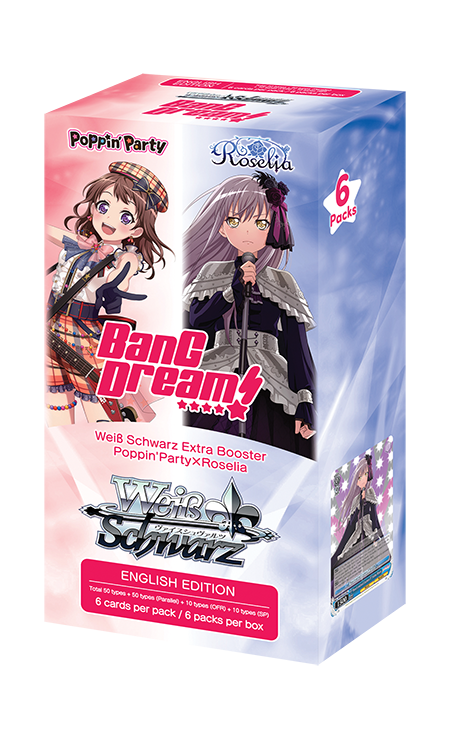 Weiss Schwarz: Poppin' Party X Roselia Extra Booster Box (6 Packs)