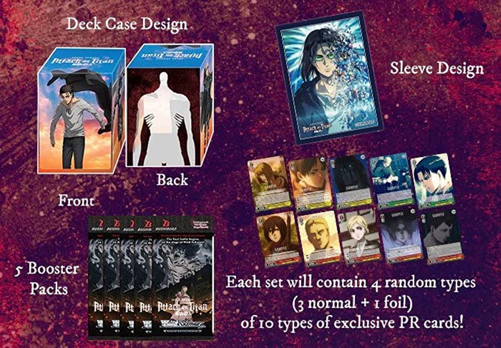 Weiss Schwarz: Attack on Titan: Final Season Supply Set