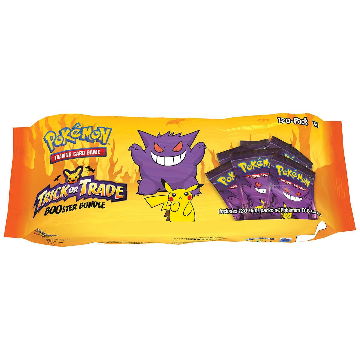 Pokemon 2023 Trick or Trade Gengar & Pikachu | 120-Mini-Booster-Pack Bundle