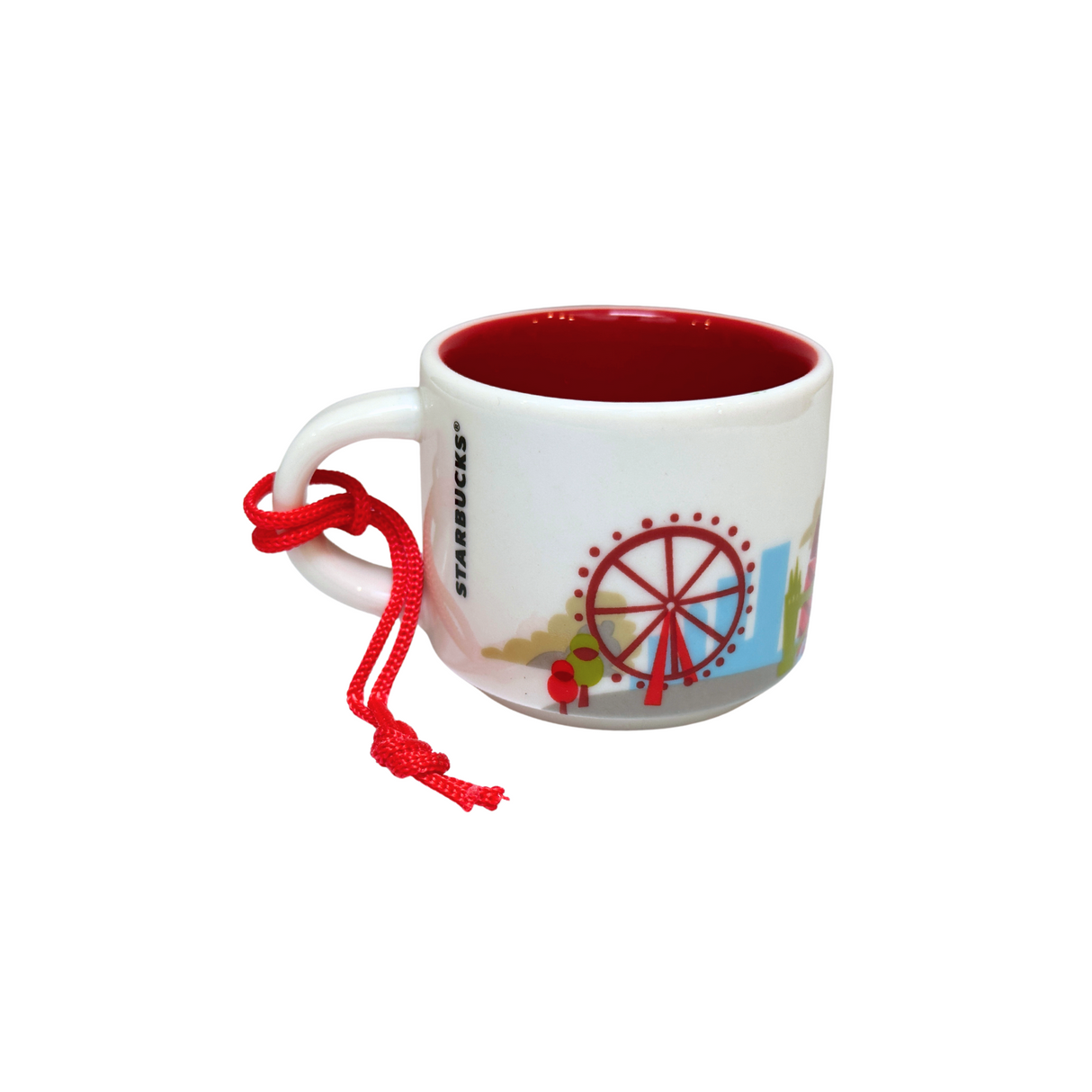 Starbucks You Are Here Collection London Ceramic Demitasse Cup, 2 Oz