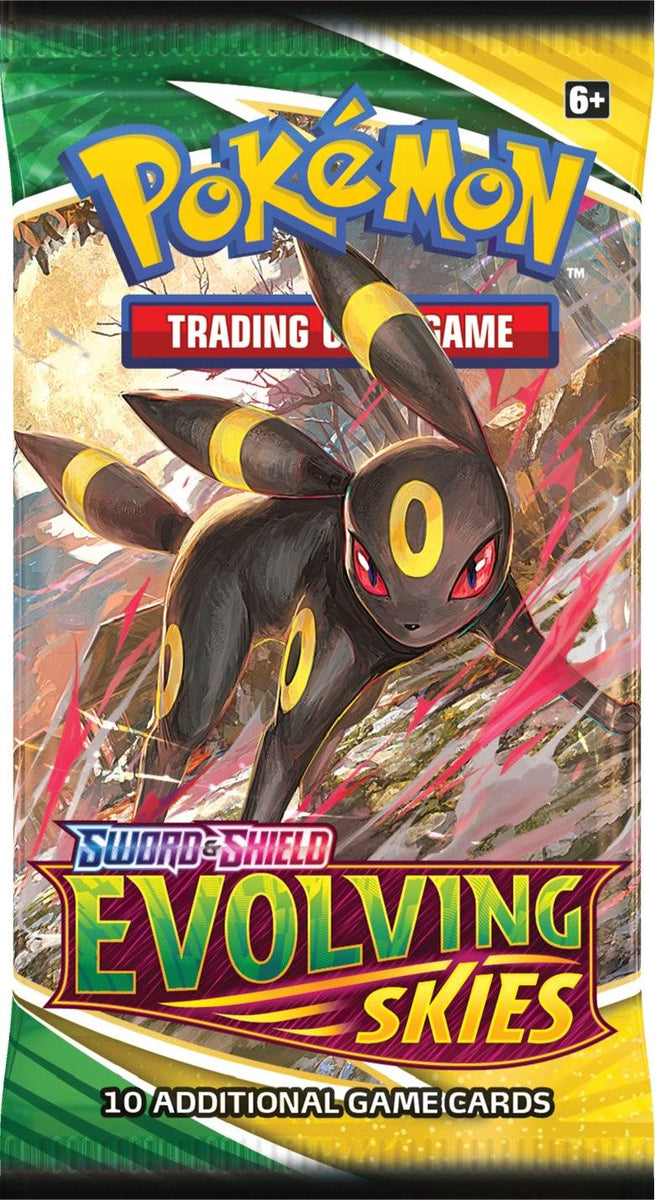 pokemon sword and shield evolving skies booster box Pokemon Sword & Shield Evolving Skies Booster Pack