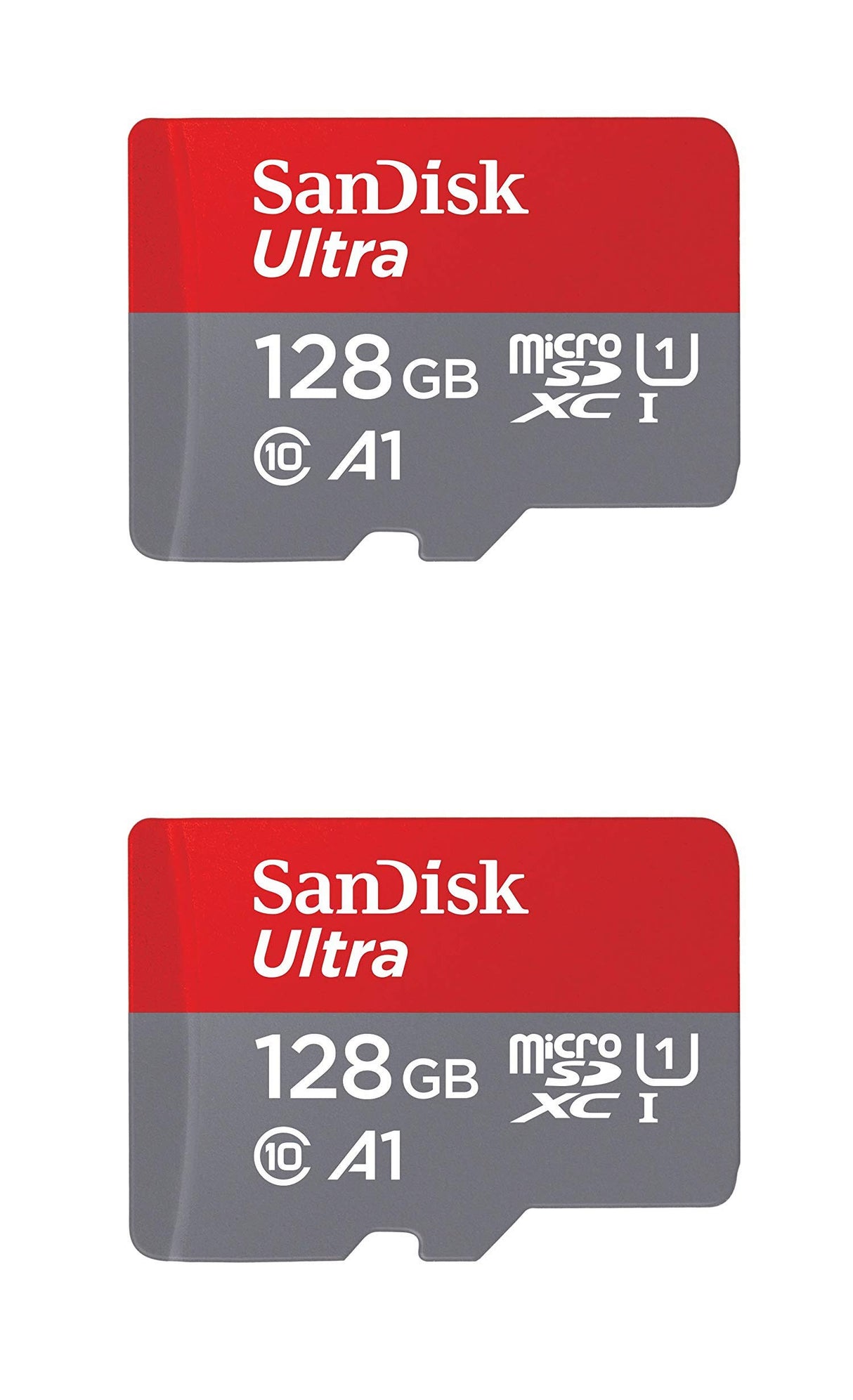SanDisk 128GB X2 (256GB) MicroSDXC Ultra Uhs-1 Memory Card
