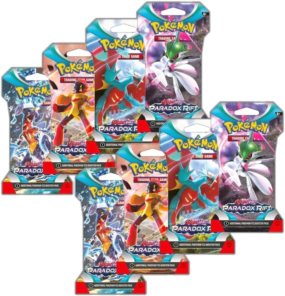 Pokemon Scarlet & Violet Paradox Rift | 8 Sleeved Booster Packs