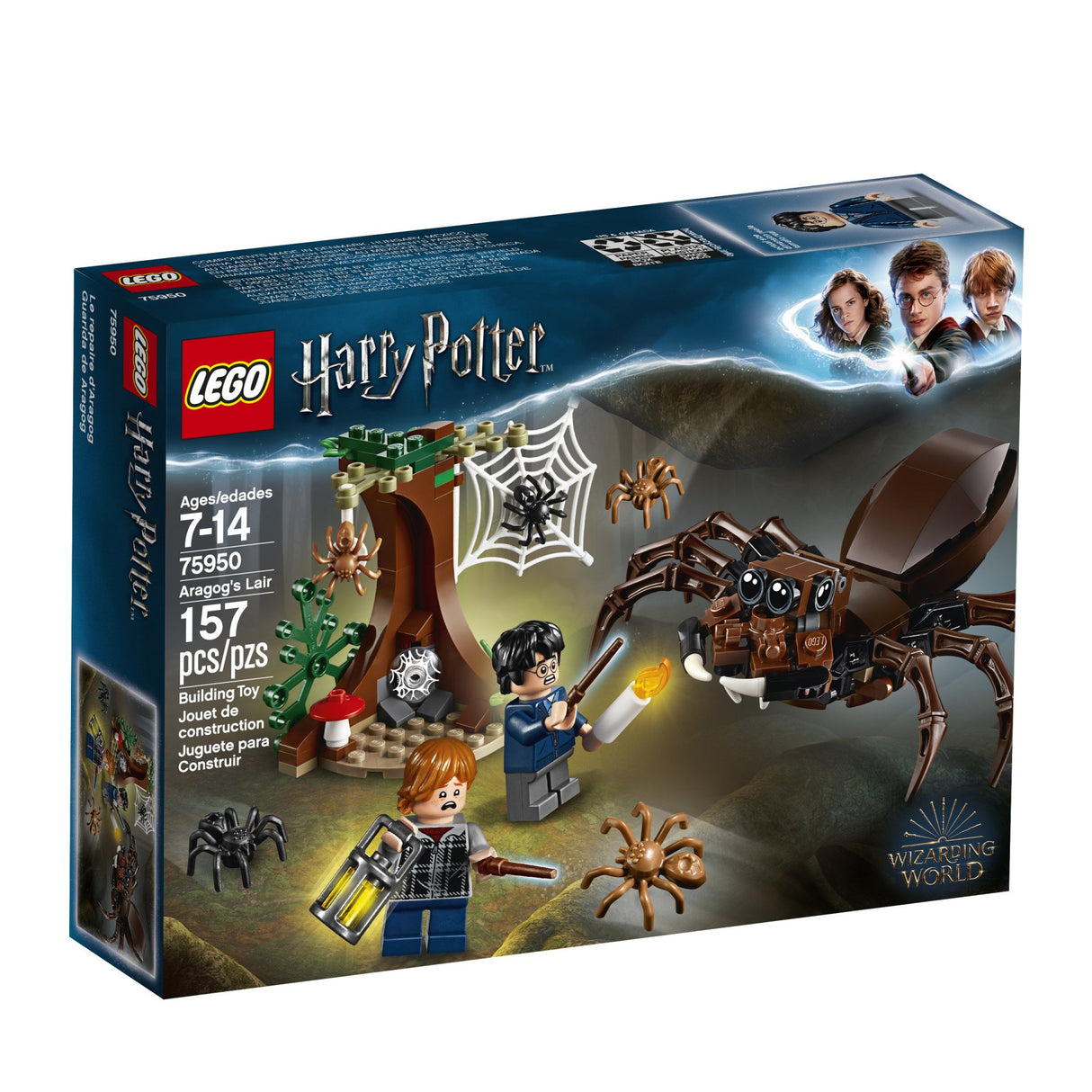 LEGO Harry Potter Aragog's Lair 75950 Building Kit (157 Piece), Multicolor (Like New, Open Box)