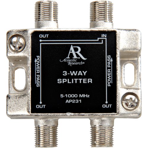 Acoustic Research AP231 High Performance video 3-way splitter