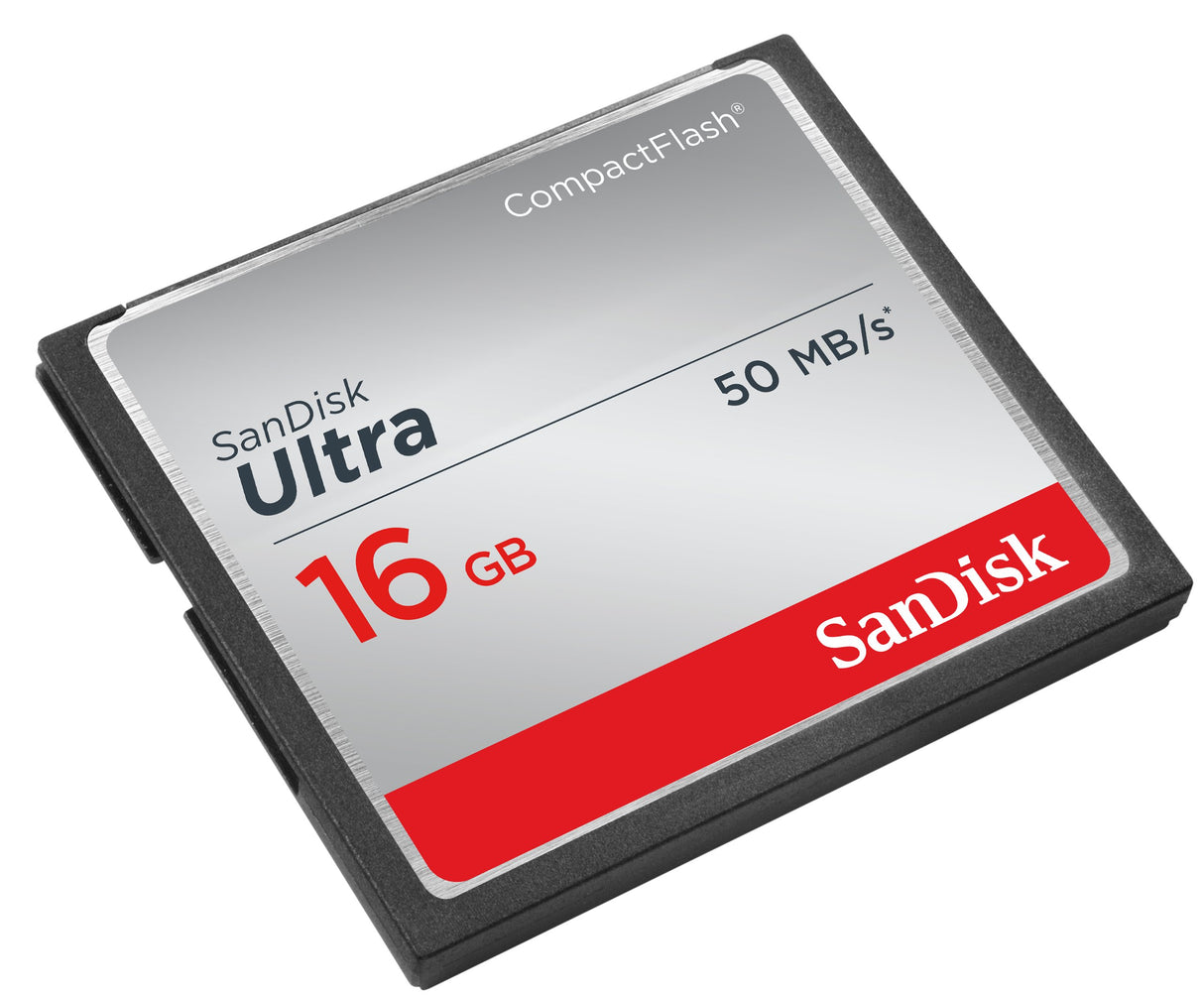 SanDisk Ultra 16GB CompactFlash Memory Card Speed Up To 50MB/s- SDCFHS-016G-G46