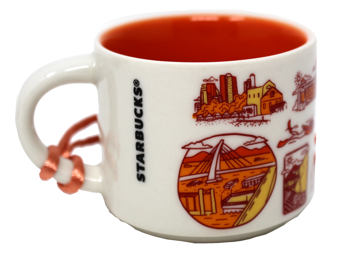 Starbucks Been There Series Taipei Ceramic Demitasse Ornament Mug, 2 Oz