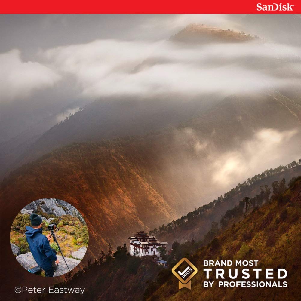 SanDisk 128GB Extreme PRO SDXC UHS-I Card - C10, U3, V30, 4K UHD, SD Card - SDSDXXY-128G-GN4IN