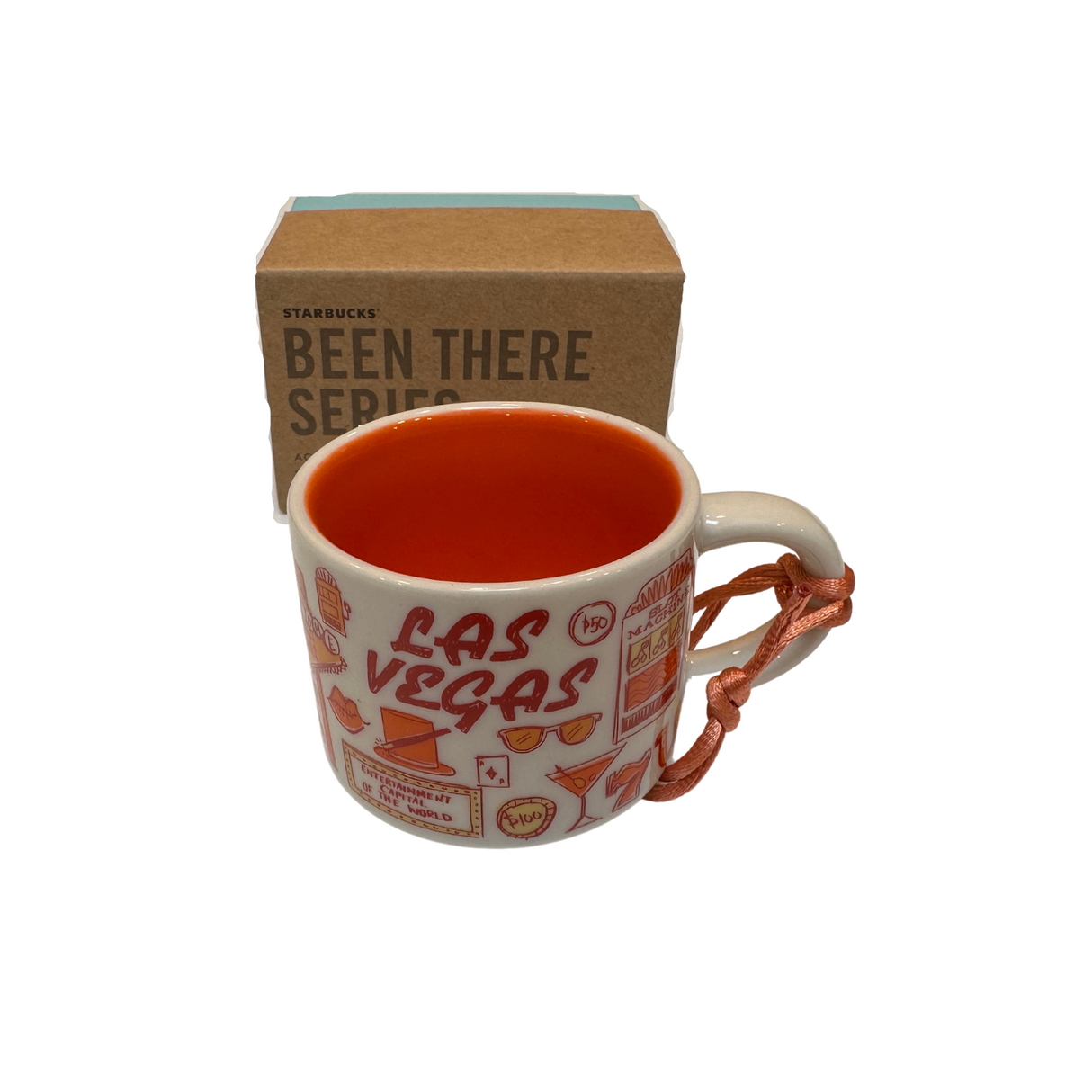 Starbucks Been There Series Las Vegas Espresso Cup Mug Ornament, 2 Oz