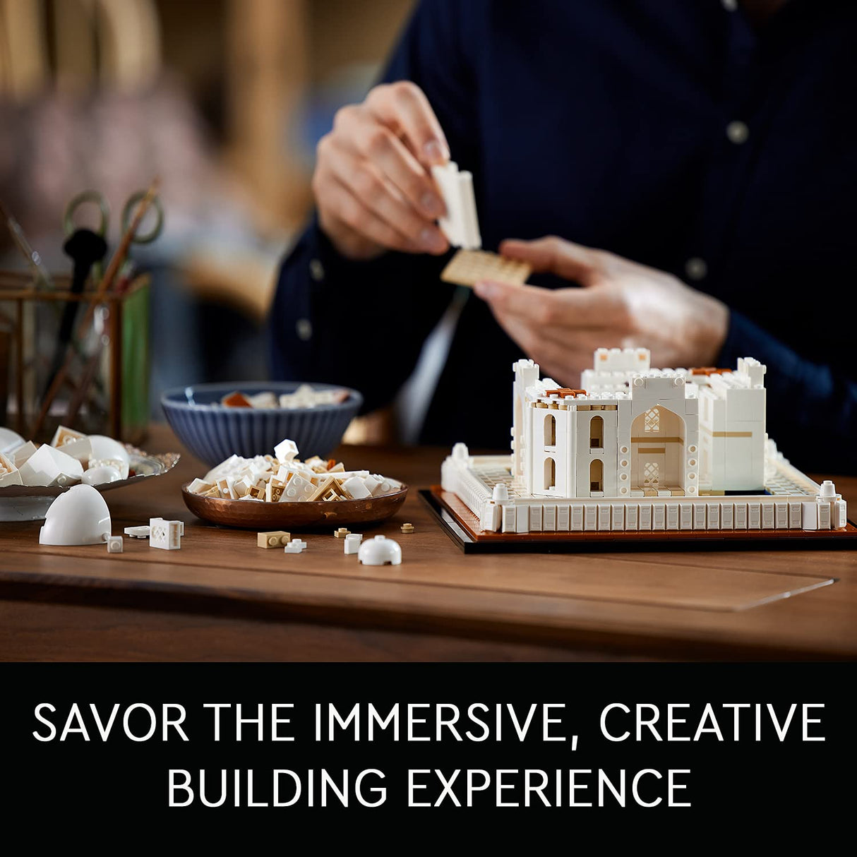 LEGO Architecture Taj Mahal (20156) Building Toy; Engaging Building Project for Adults; New 2021 (2022 Pieces)