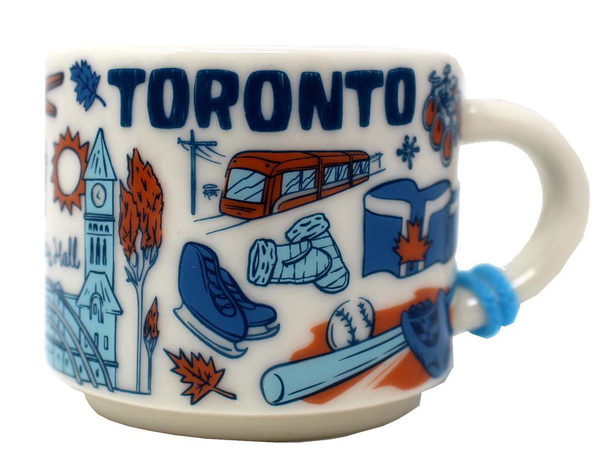 Starbucks Been There Series Toronto Ceramic Coffee Demitasse Ornament 2 Oz