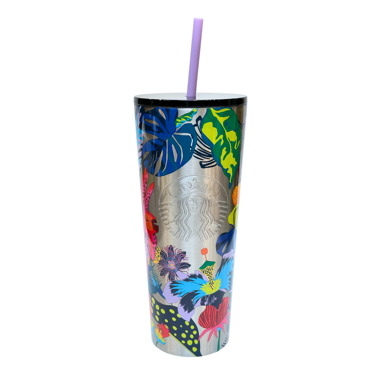 Starbucks Summer Immersive Florals 2023 Stainless Steel Tumbler, 24 Oz