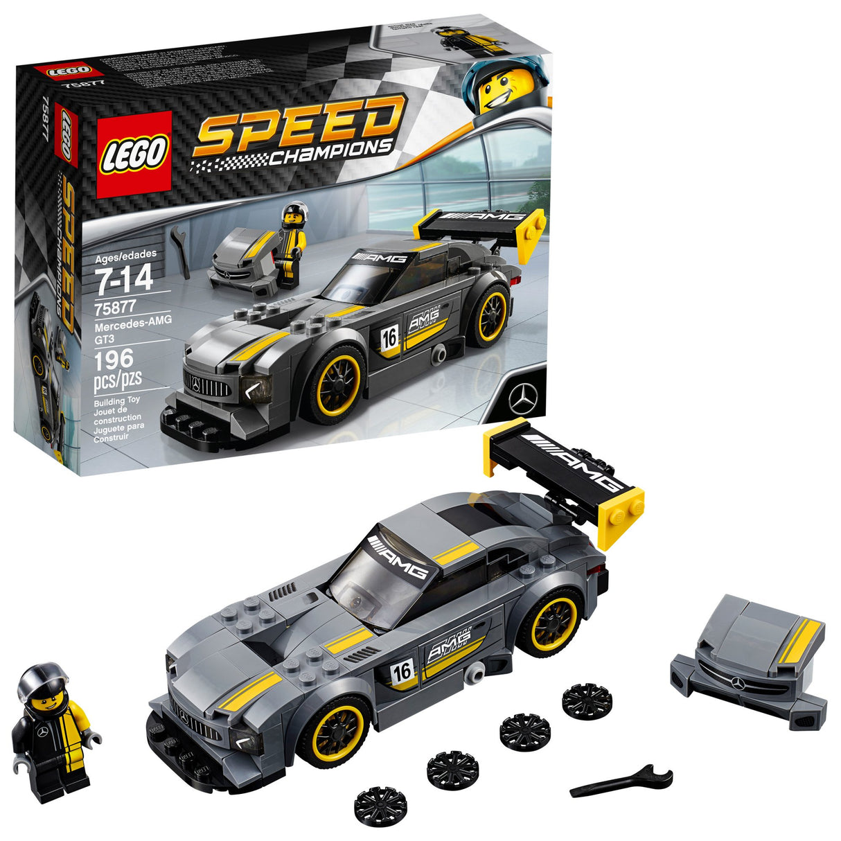 LEGO Speed Champions 6175226 Mercedes-Amg Gt3 75877