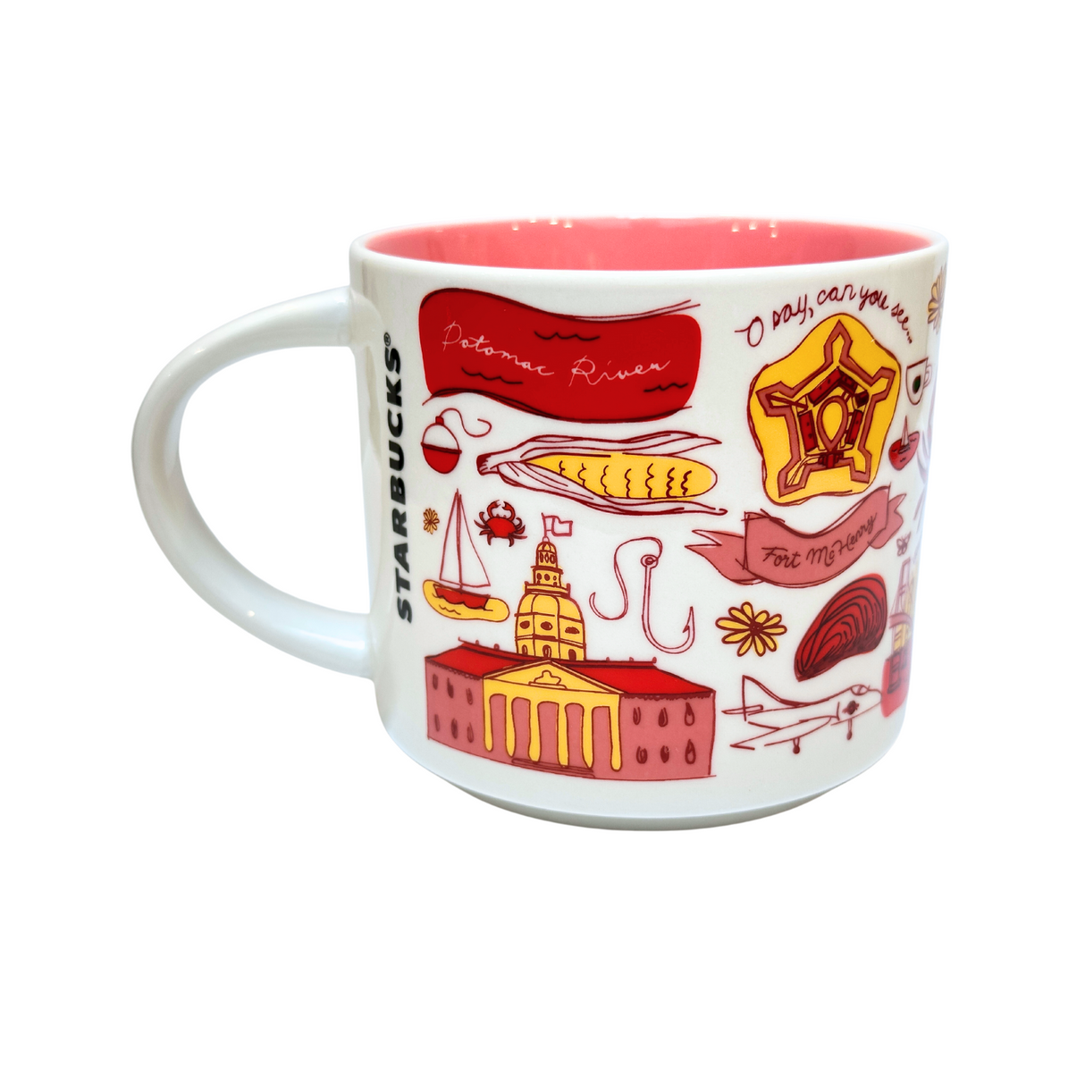 Starbucks Been There Series Maryland Ceramic Mug, 14 Oz