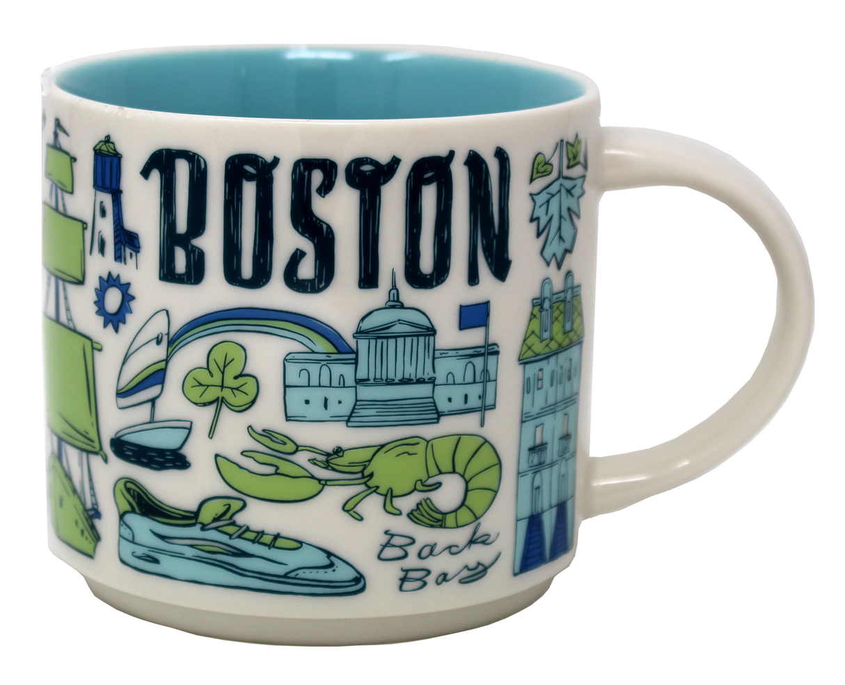 Starbucks Been There Series Boston Ceramic Mug, 14 Oz