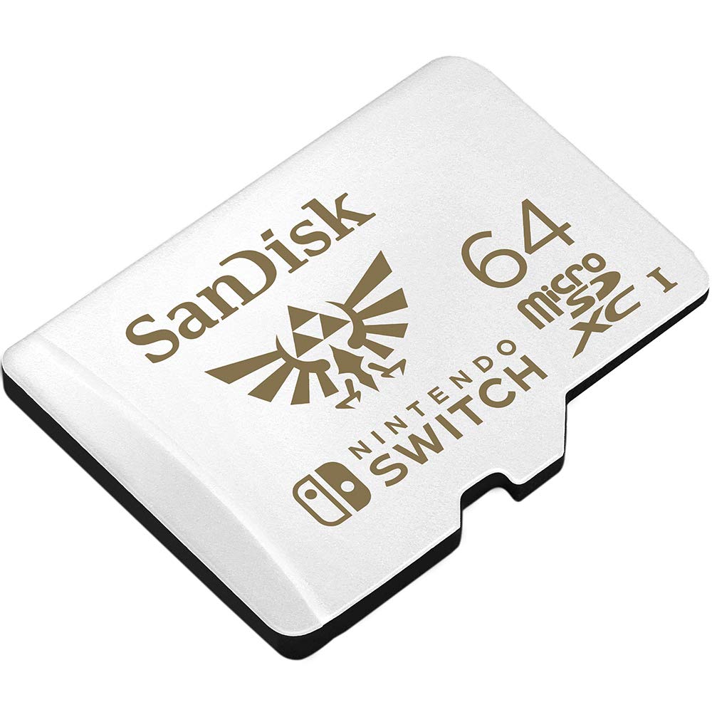 SanDisk 64GB MicroSDXC UHS-I Card for Nintendo Switch - SDSQXAT-064G-GNCZN