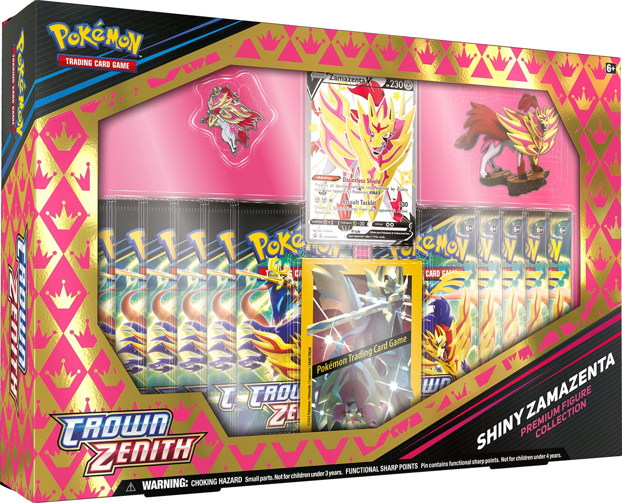Pokemon Crown Zenith Shiny Zamazenta Premium Figure Collection