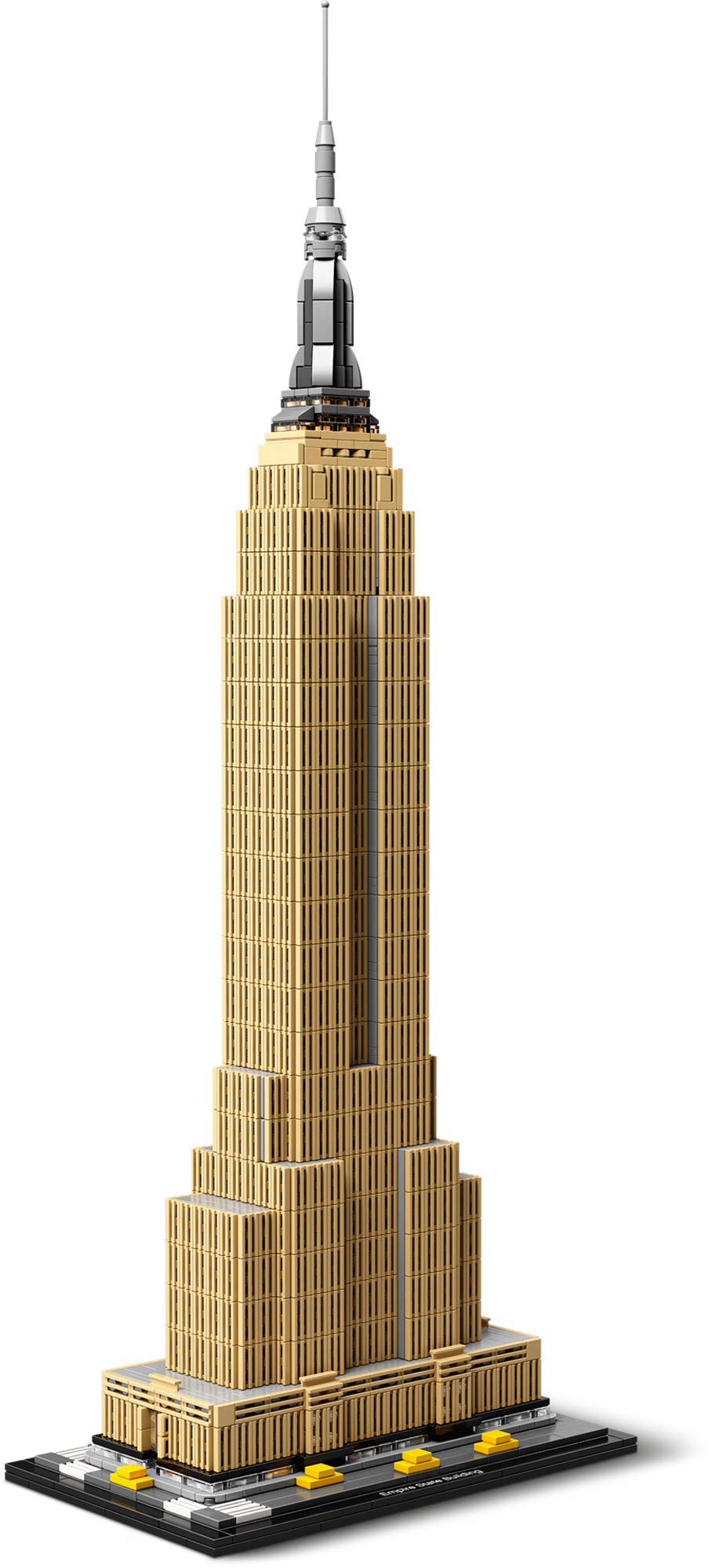 LEGO Architecture Empire State Building 21046 New York City Skyline Architecture Model Kit for Adults and Kids, Build It Yourself Model Skyscraper, New 2019 (1767 Pieces)