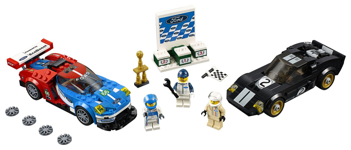 LEGO Speed Champions 6175279 2016 GT & 1966 Ford Gt40 75881 Building Kit (366 Piece)