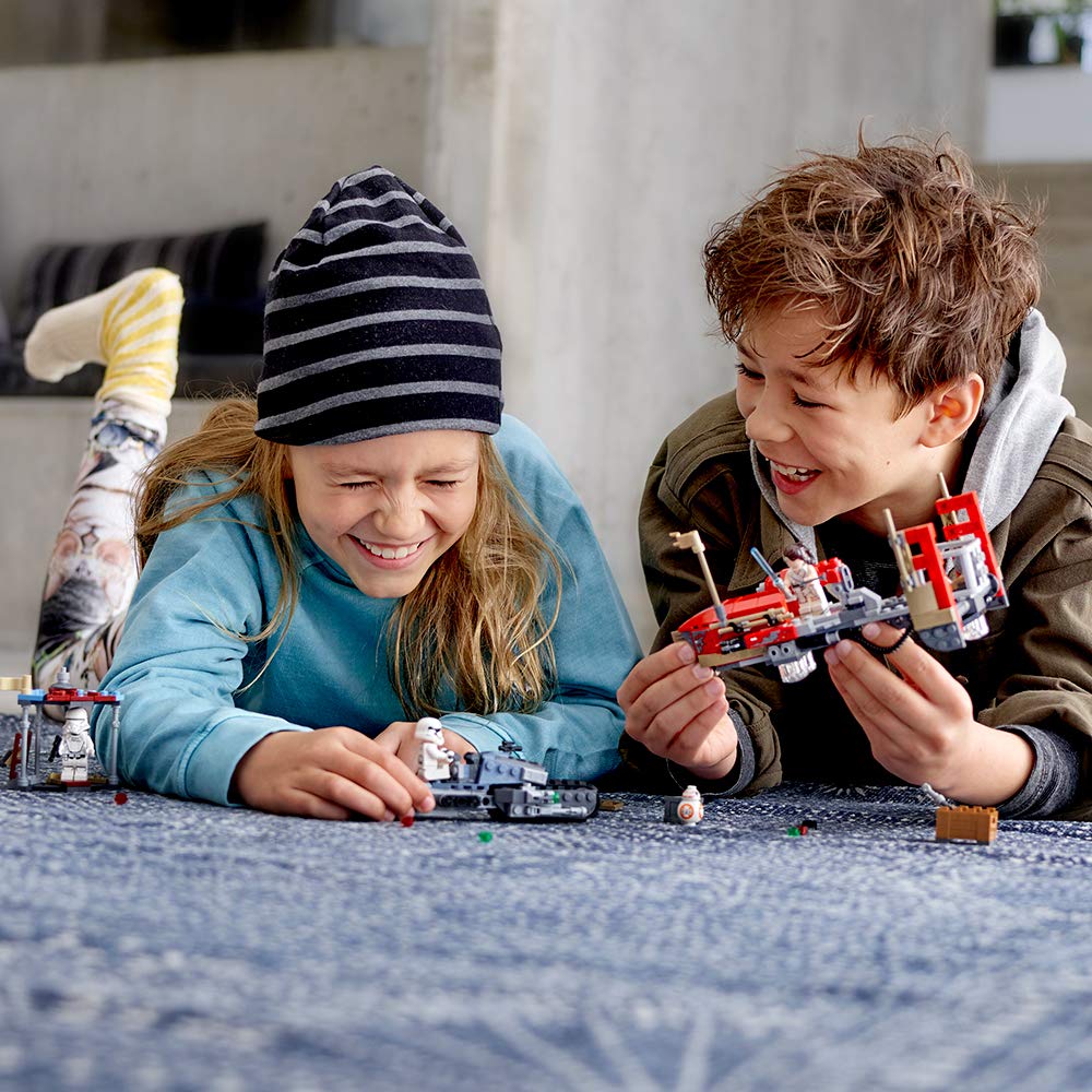 LEGO Star Wars: The Rise of Skywalker Pasaana Speeder Chase 75250 Hovering Transport Speeder Building Kit with Action Figures, New 2019 (373 Pieces)