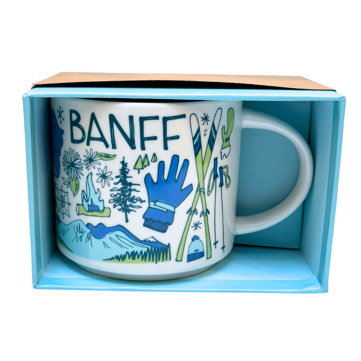Starbucks Been There Series Banff Ceramic Mug, 14 Oz