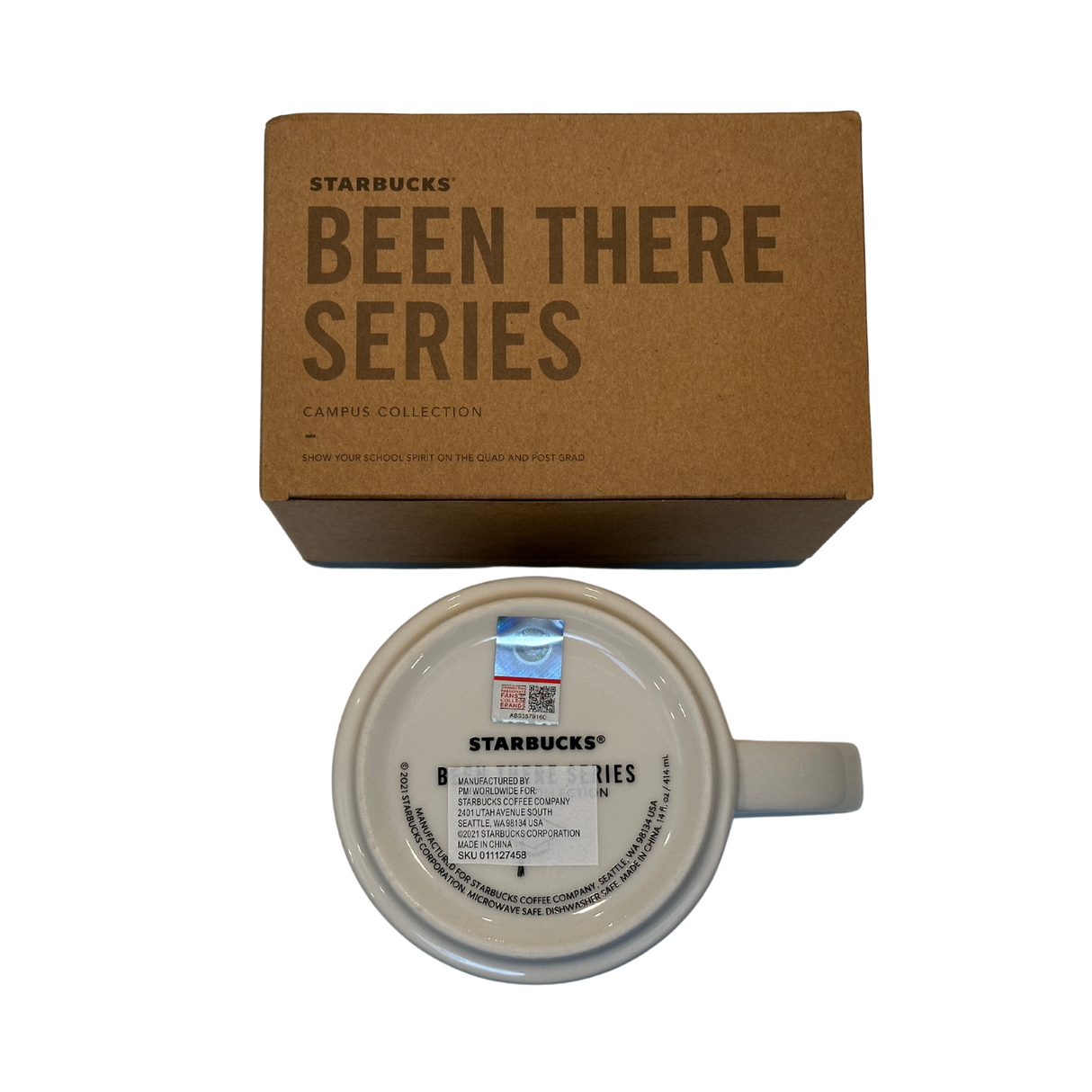 Starbucks Been There Series Campus Collection Florida International University Ceramic Coffee Mug, 14 Oz