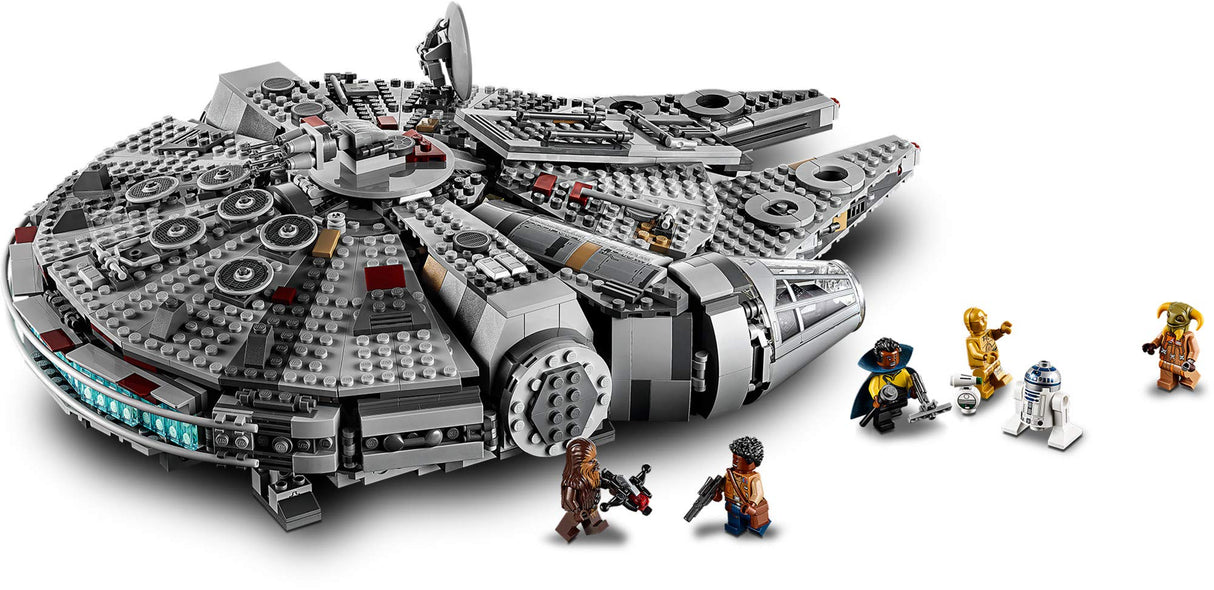 LEGO Star Wars: The Rise of Skywalker Millennium Falcon 75257 Starship Model Building Kit and Minifigures (1,351 Pieces)