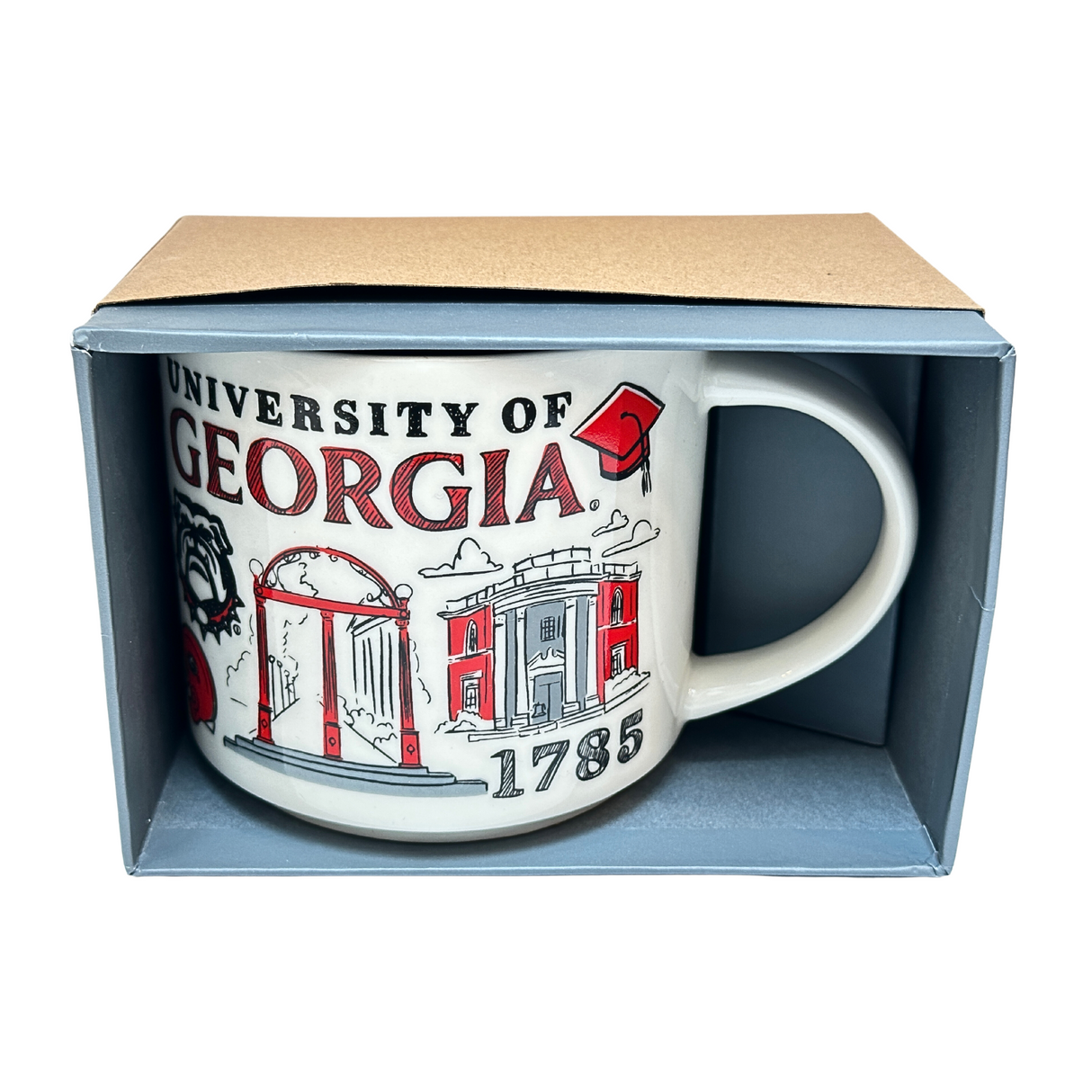 Starbucks Been There Series Campus Collection University of Georgia Ceramic Coffee Mug, 14 Oz
