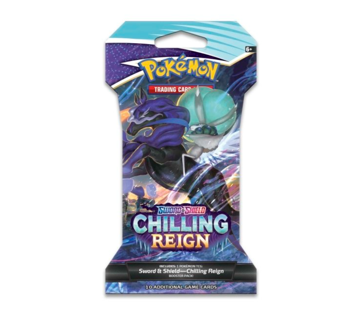 Pokemon Sword & Shield Chilling Reign Sleeved Booster | Spectrier