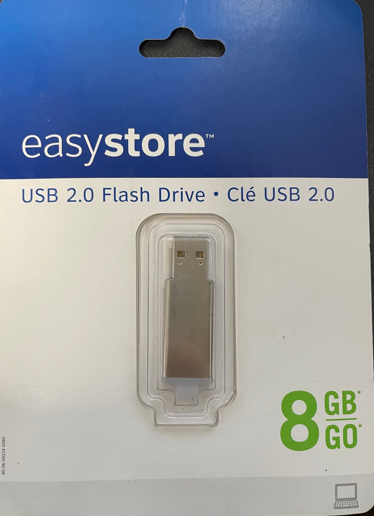 SanDisk 8GB Cruzer Micro USB Drive EasyStore (SDCZ4-008G / SDUSBES1-008G)