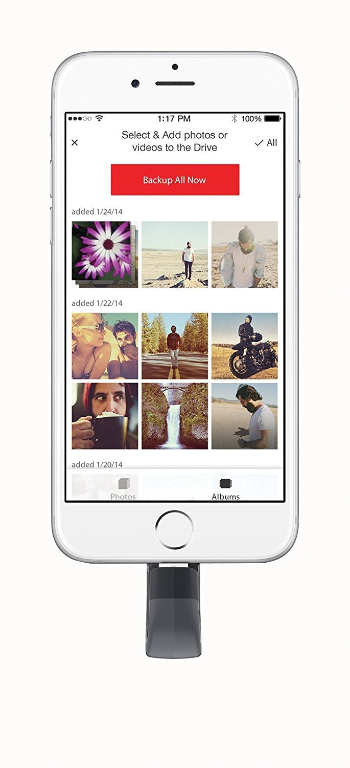 SanDisk iXpand Flash Drive 128GB for iPhone and iPad, Black/Silver, (SDIX30C-128G-GN6NE)
